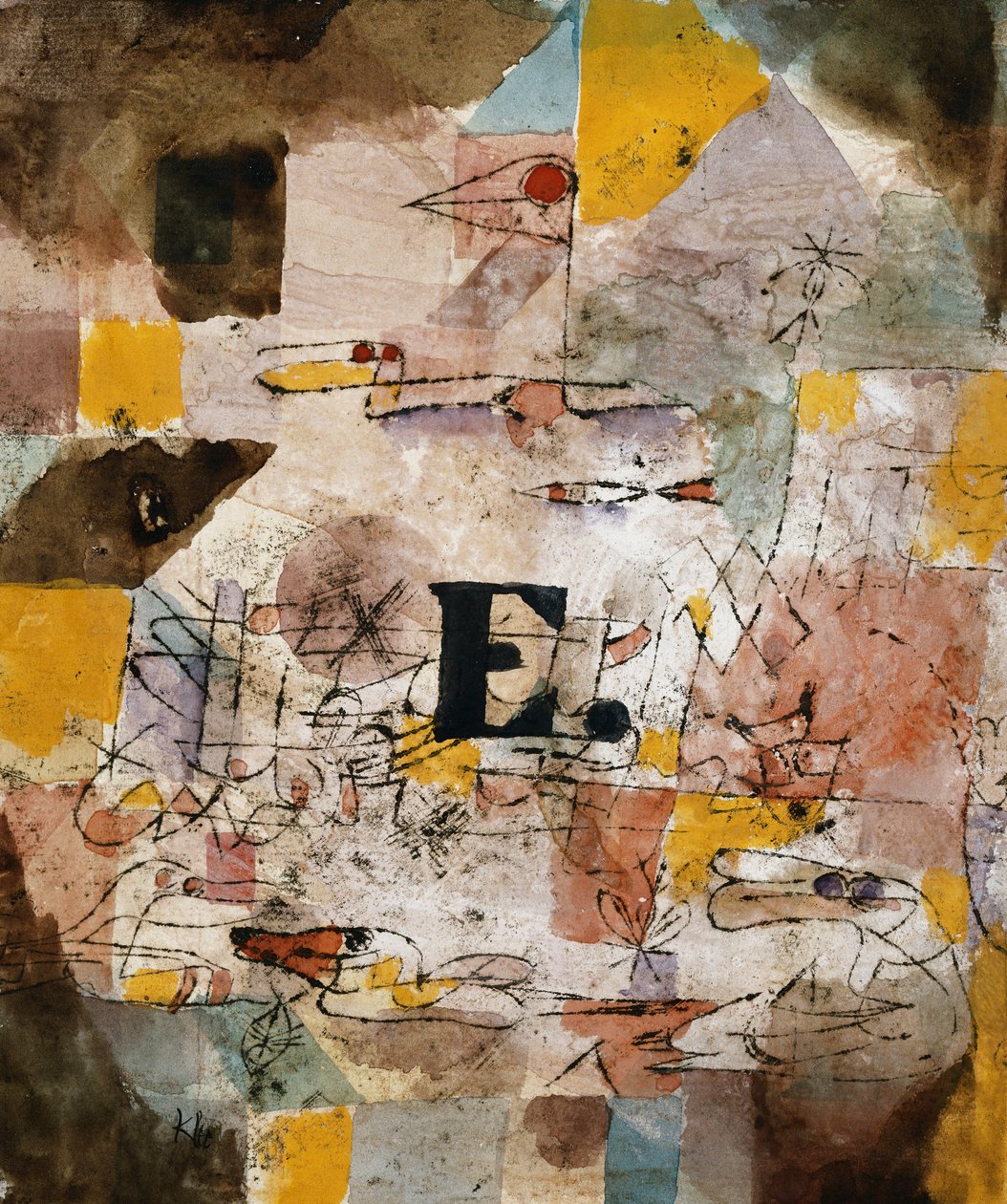 Water Bird (E. nten); Water Bird (E. nten) de Paul Klee