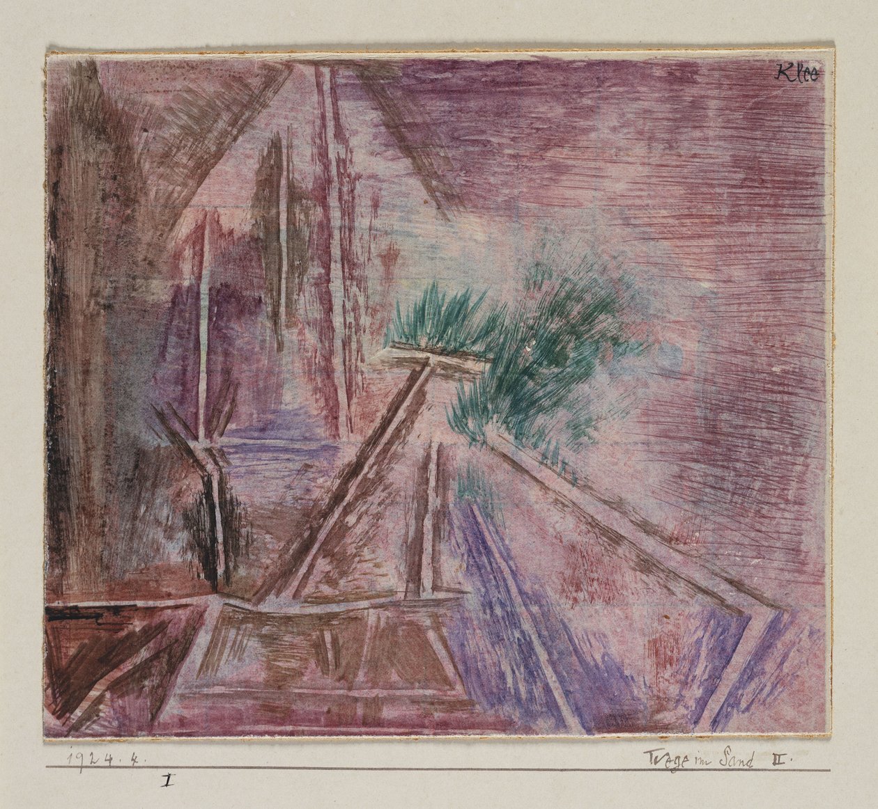 Caminhos na Areia II de Paul Klee
