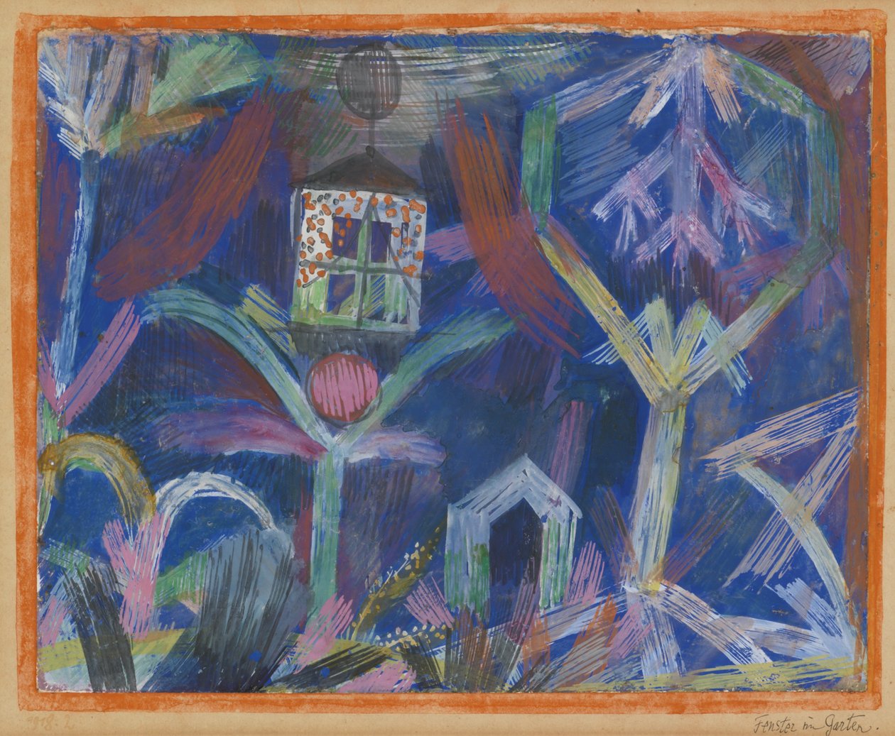 Janela no jardim. de Paul Klee
