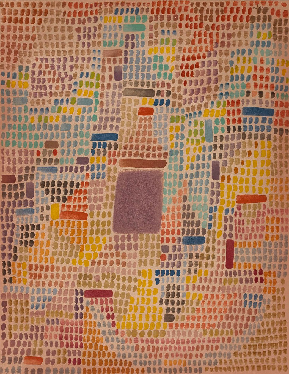 Com a entrada. de Paul Klee