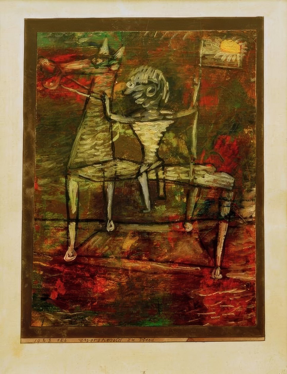 Manada de anões a cavalo de Paul Klee