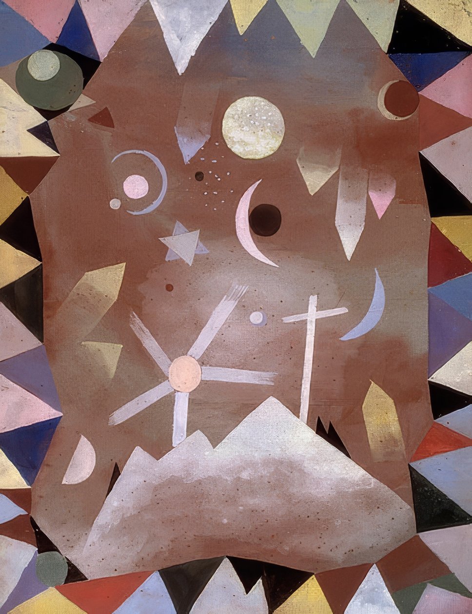 Acima do nível da montanha. 1917 de Paul Klee