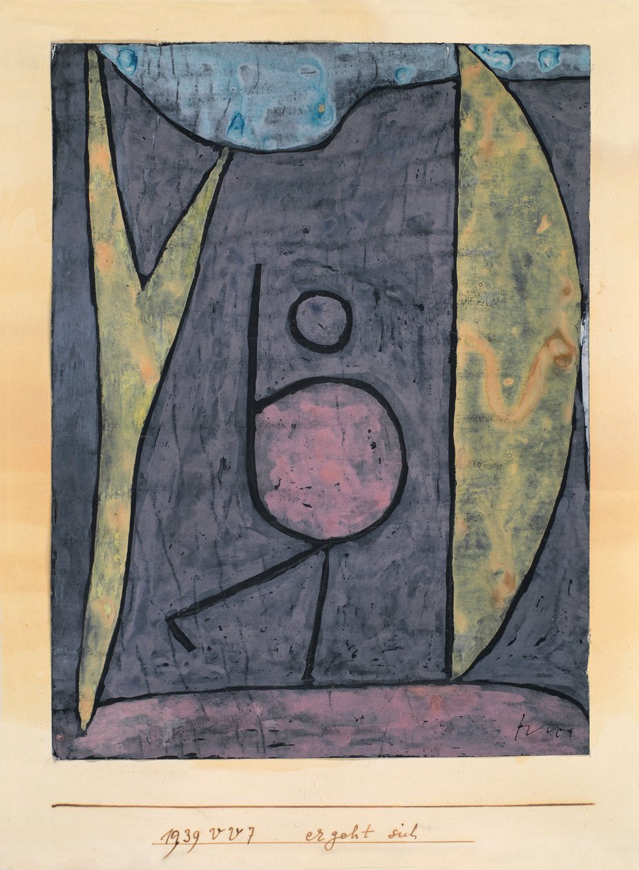 lutas, 1939 de Paul Klee