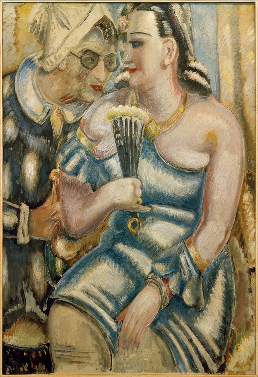 O pintor e sua esposa em traje de carnaval de Paul Kleinschmidt