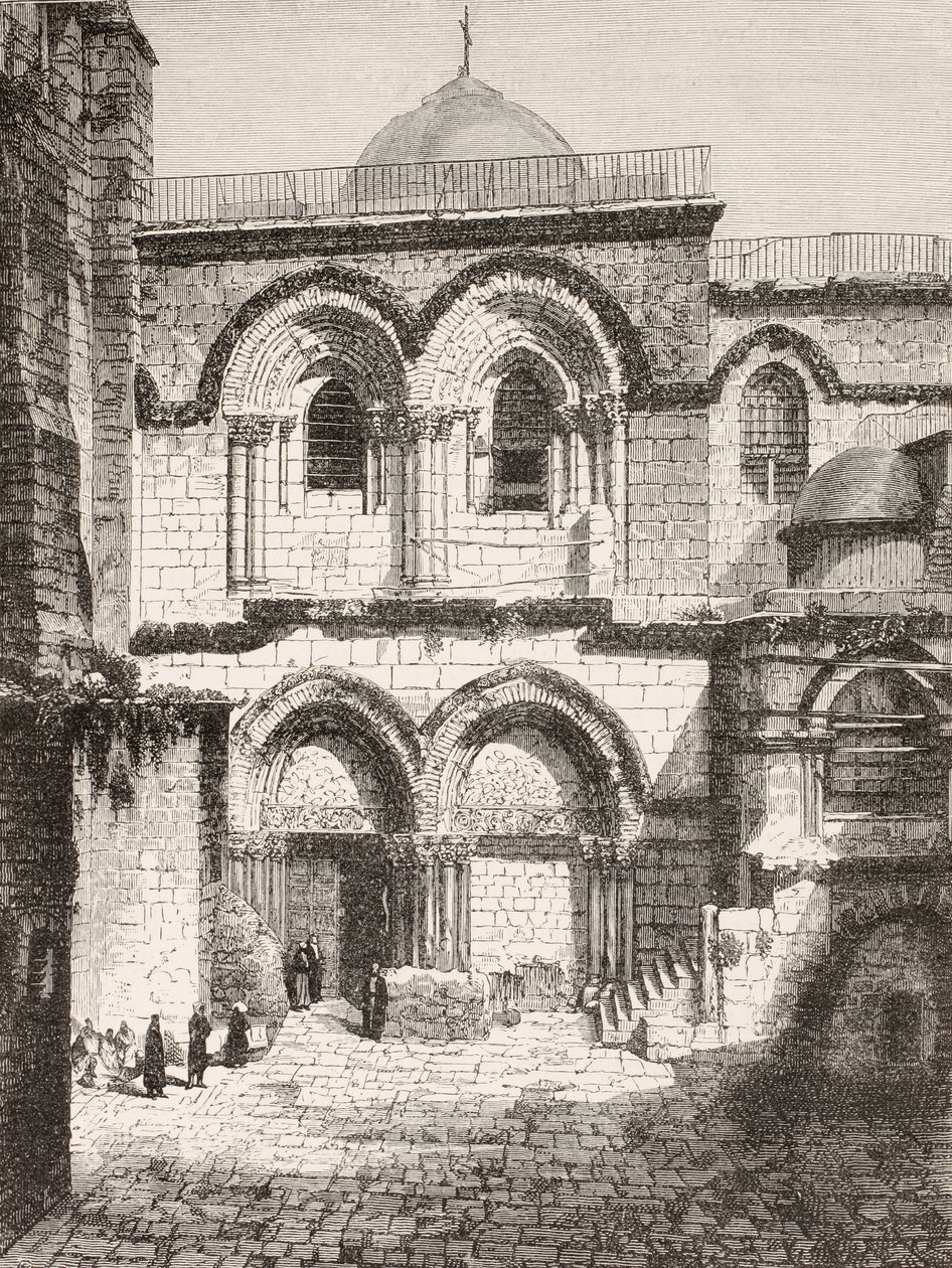 Jerusalém, Palestina. Igreja do Santo Sepulcro no século XIX. de Paul Lacroix
