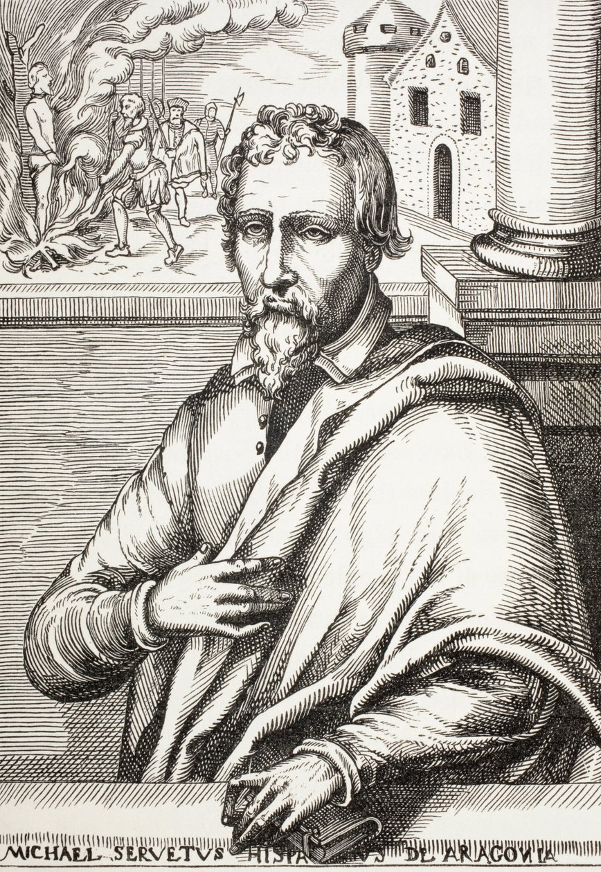 Miguel Servetus, também conhecido por Miguel Servet ou Miguel Serveto de Paul Lacroix