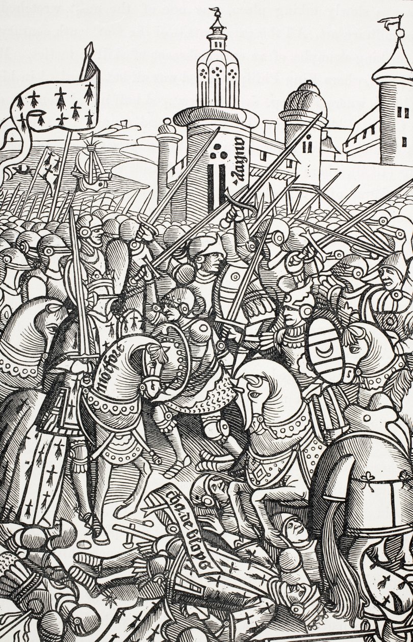 Batalha de Auray, França, 29 de setembro de Paul Lacroix