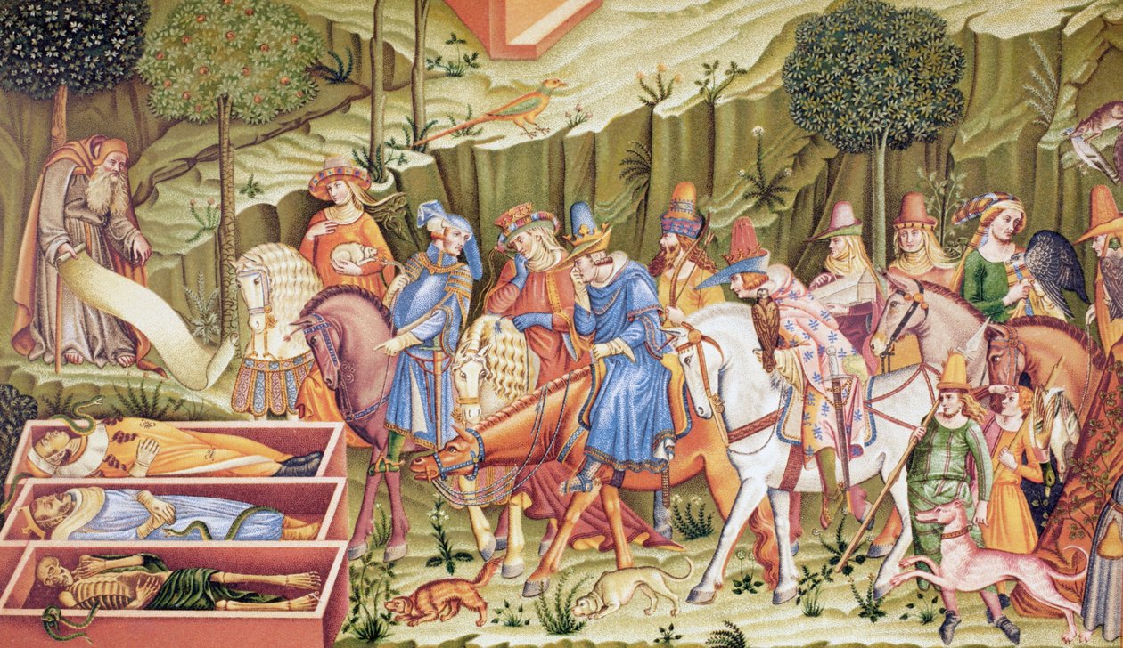 O triunfo da morte, afresco no Campo-Santo, Pisa, Itália, atribuído a Francesco Traini. de Paul Lacroix