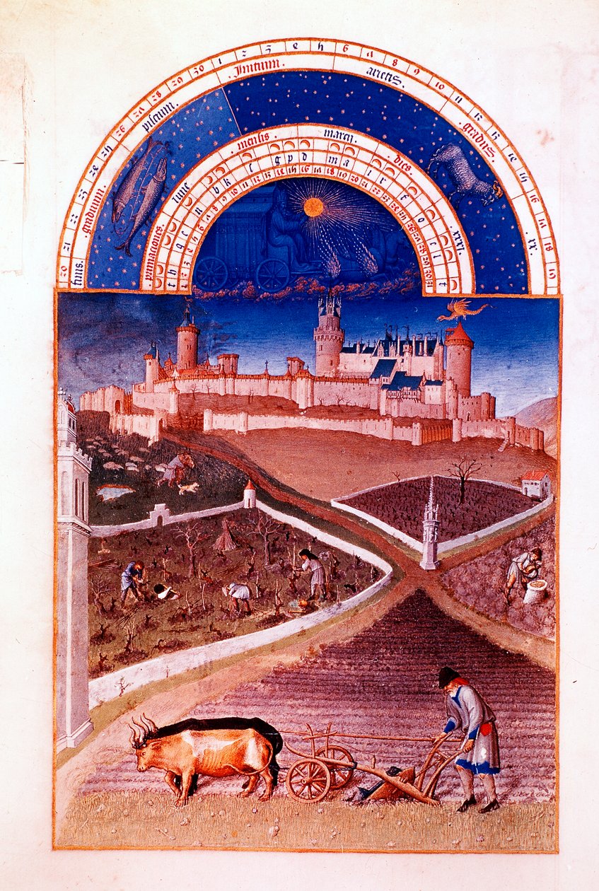 março de 1412-1416 de Paul Limbourg