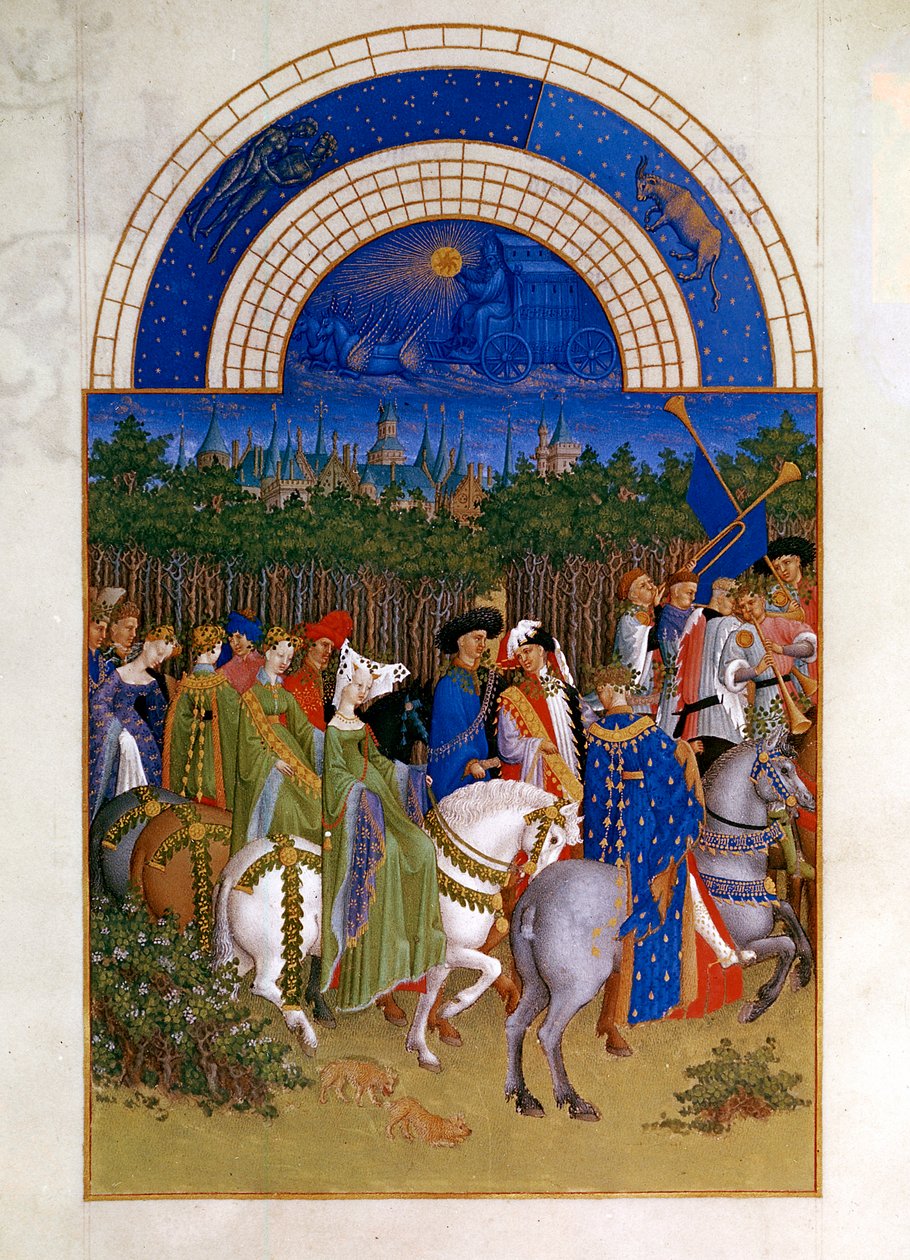 Maio de 1412-1416 de Paul Limbourg