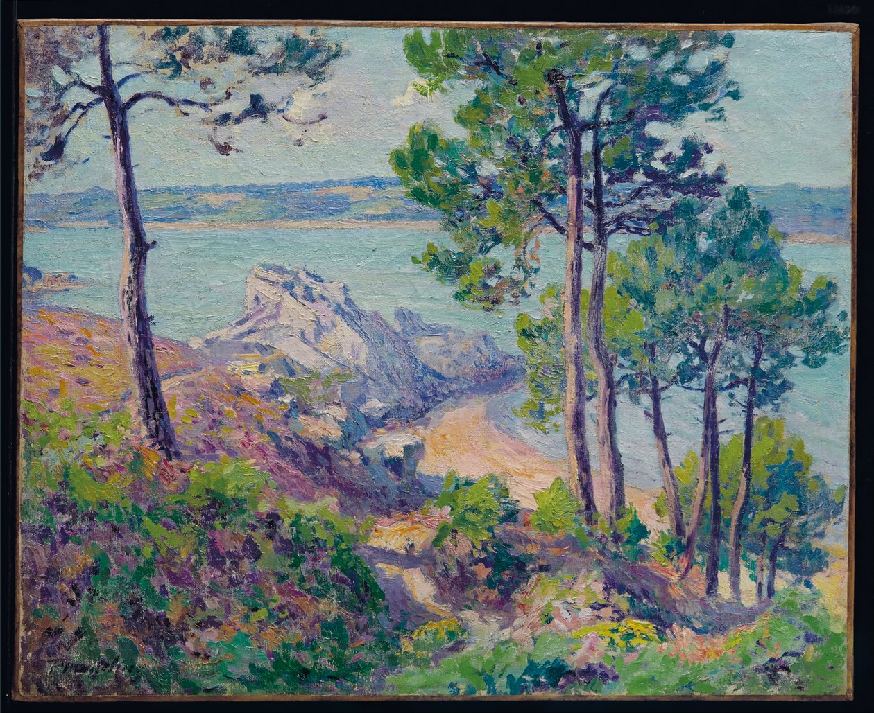 No litoral, c. 1906 (óleo sobre tela) de Paul Madeline
