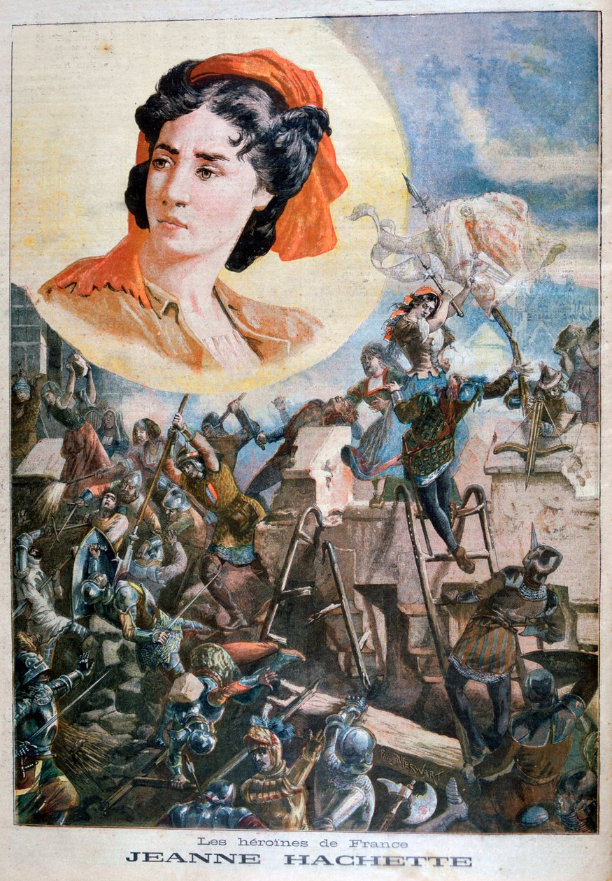 Jeanne Hachette, heroína francesa, 1894 de Paul Merwart