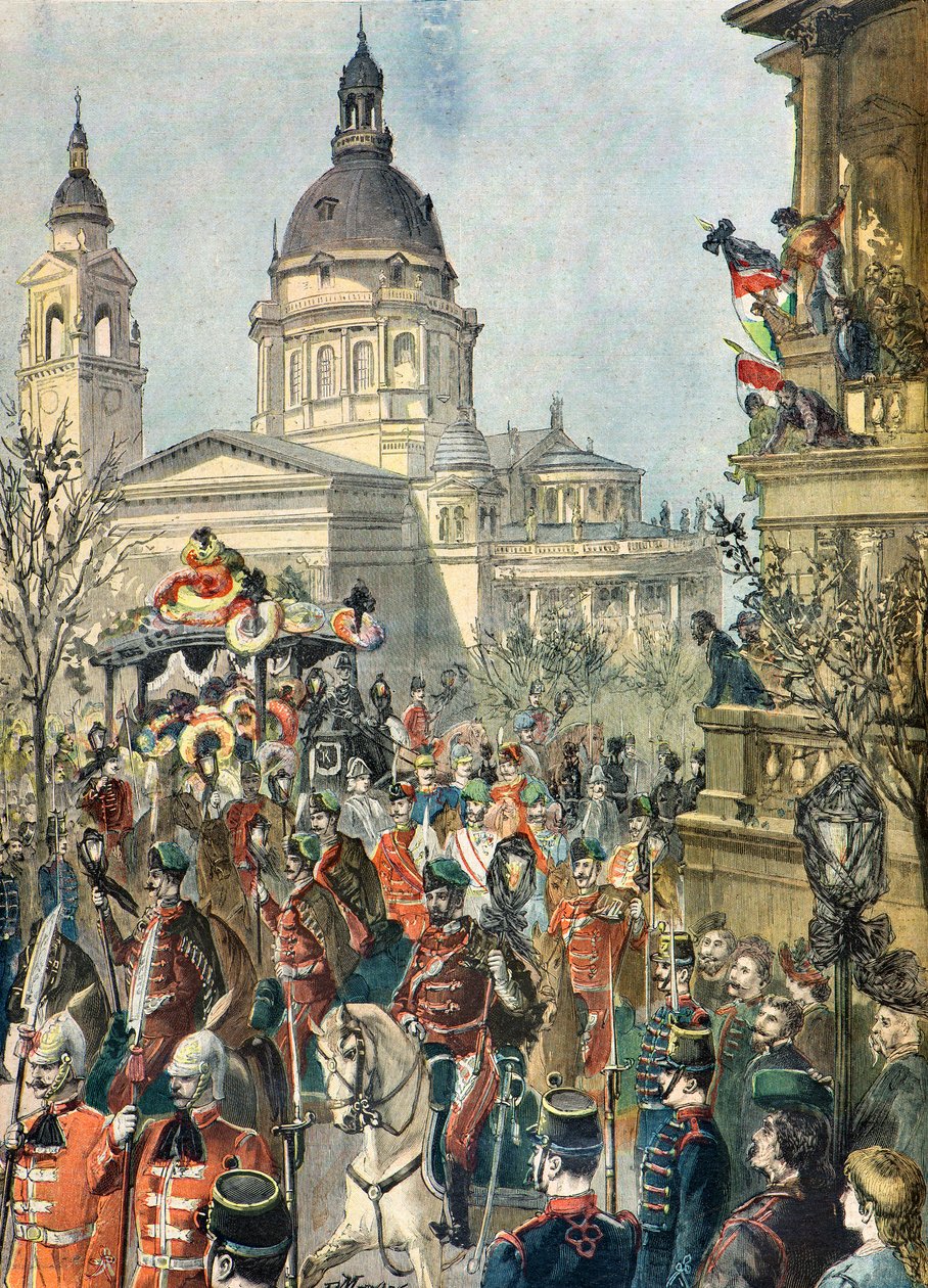 As exéquias de Lajos Kossuth de Paul Merwart