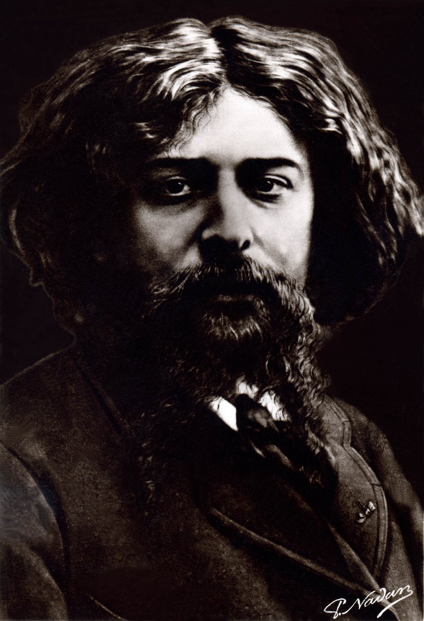 Alphonse Daudet, c.1880 (foto) de Paul Nadar