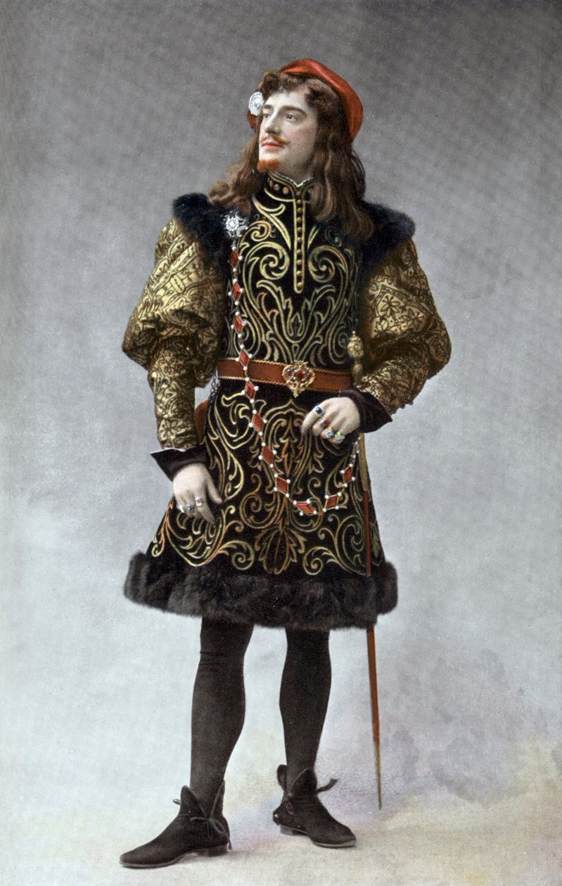 O comediante francês Jean Perier (1869-1954) no papel de Giorgio d