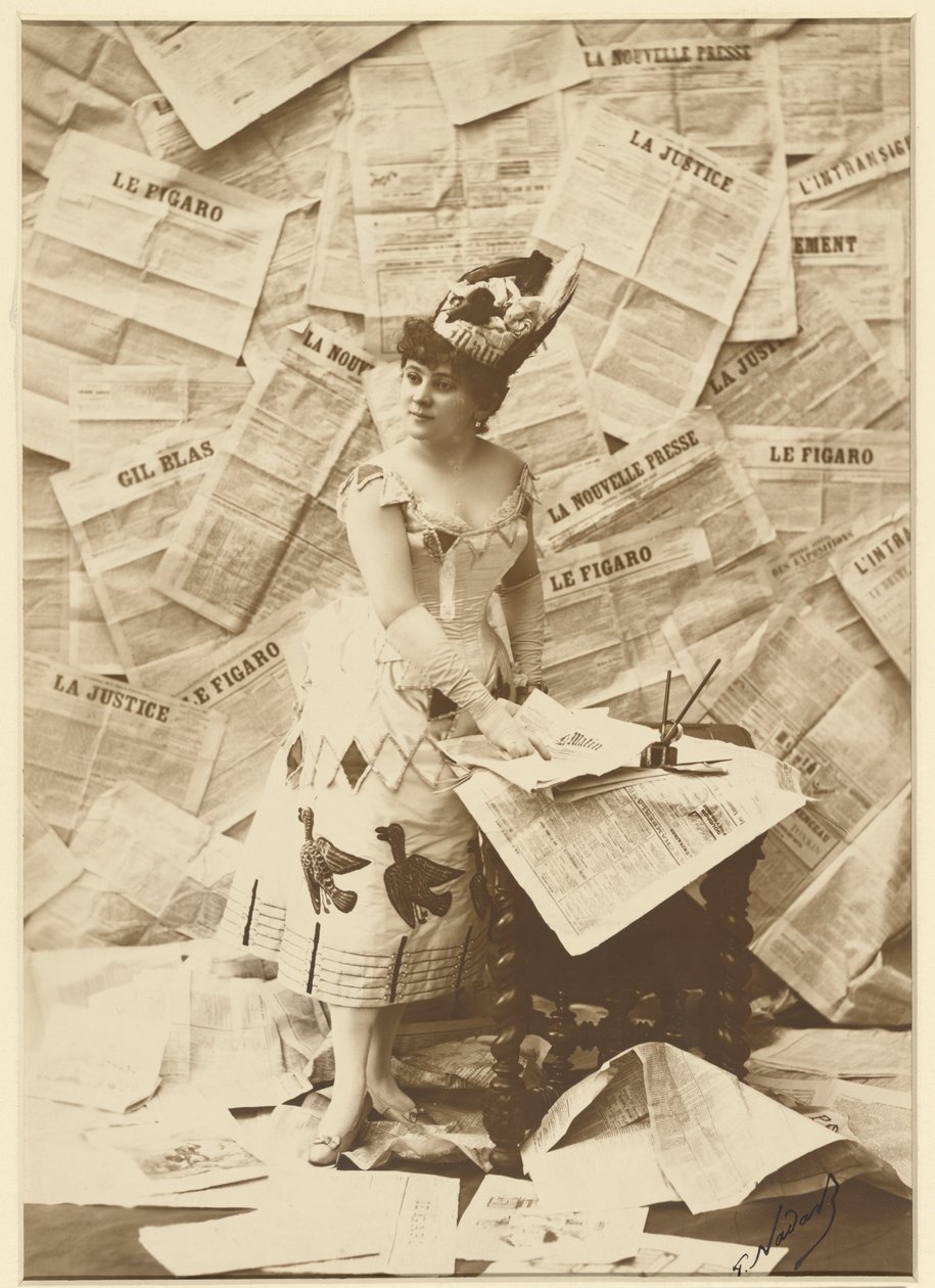 [Mlle Beaumaine, Théâtre des Variétés] de Paul Nadar