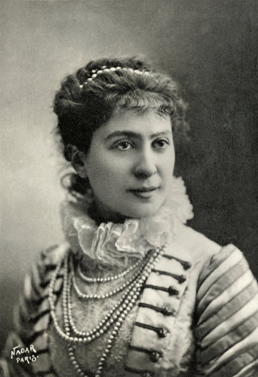 Retrato de Blanche Baretta - Worms (foto) de Paul Nadar