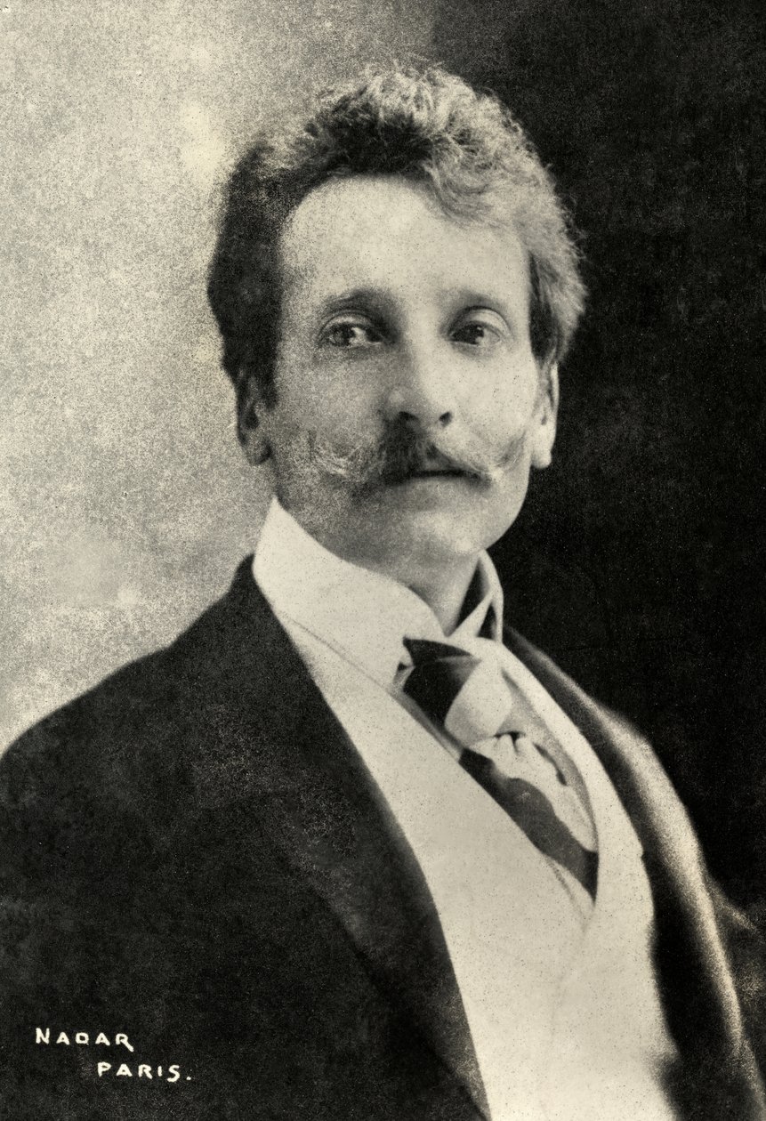 Retrato de Georges Rodenbach (foto) de Paul Nadar