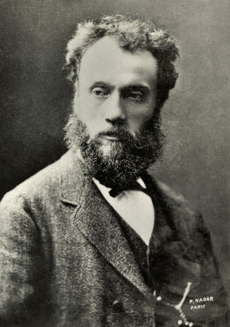 Retrato de Jean Paul Laurens (foto) de Paul Nadar