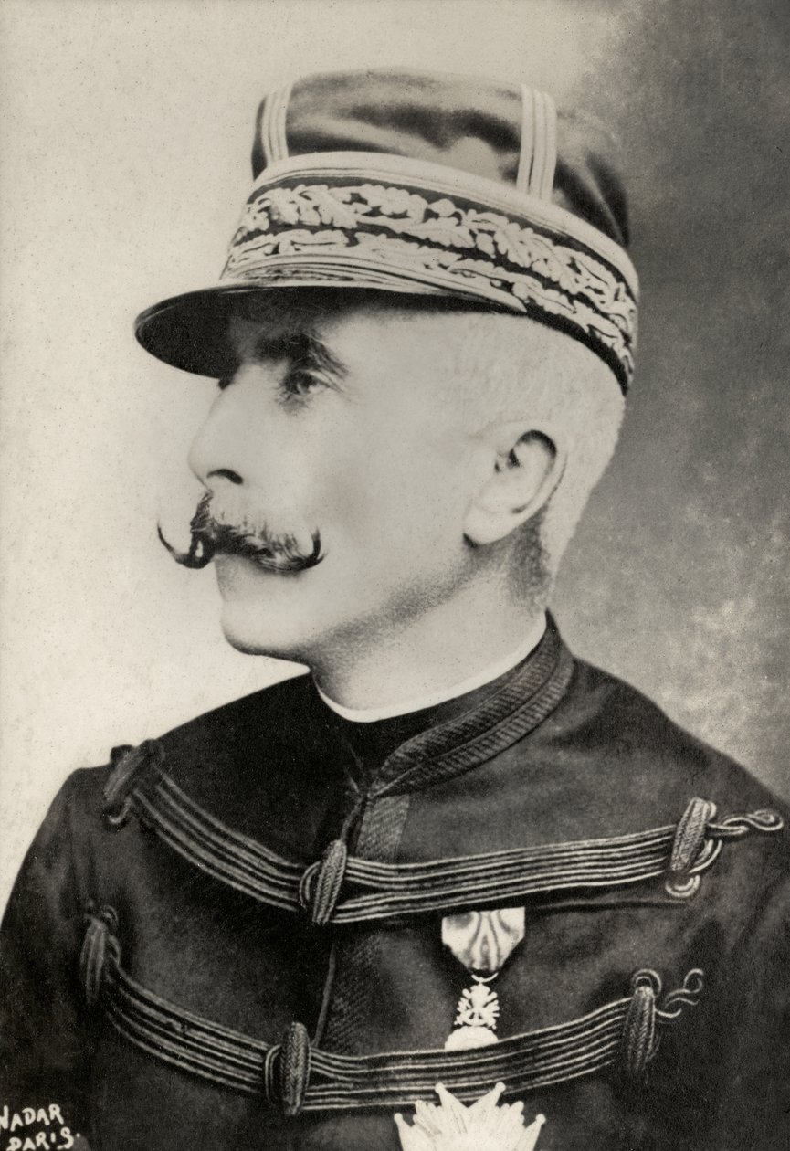Retrato do general francês Auguste De Galliffet (foto) de Paul Nadar