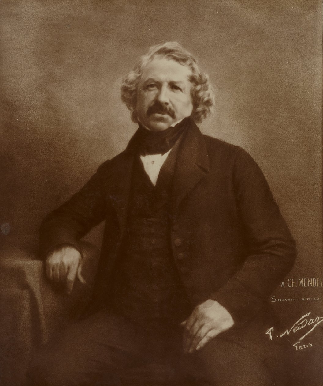 [Retrato de Daguerre]. de Paul Nadar