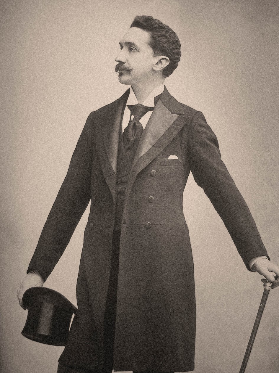 Retrato de Robert de Montesquiou c.1895 (foto) de Paul Nadar