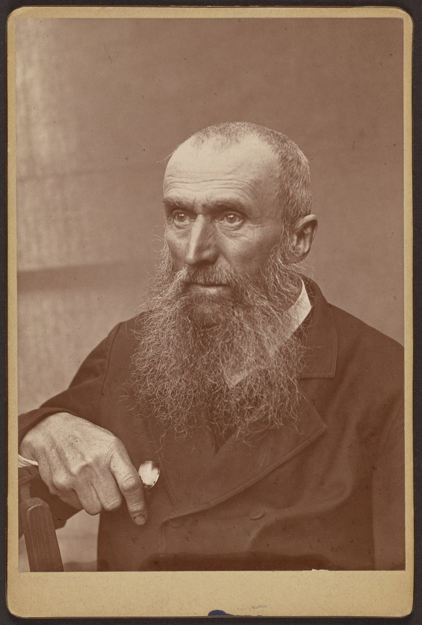 Retrato de um homem com suíças e barba de Paul Nadar