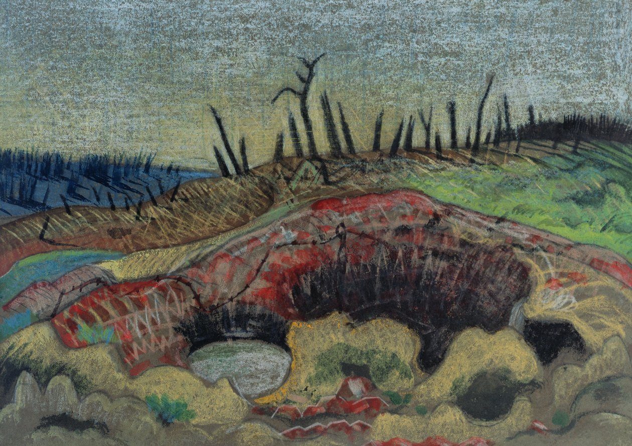 Uma Quinta, Wytschaete de Paul Nash