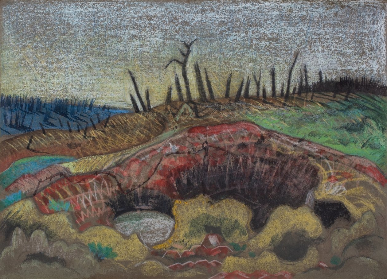 Uma quinta, Wytschaete de Paul Nash