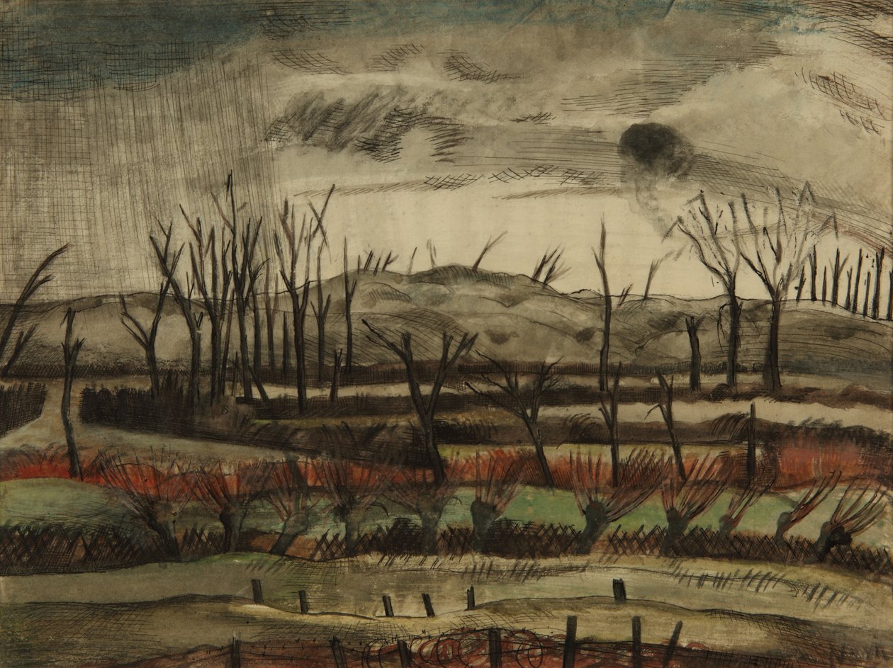 Paisagem desolada, Saliente de Ypres de Paul Nash