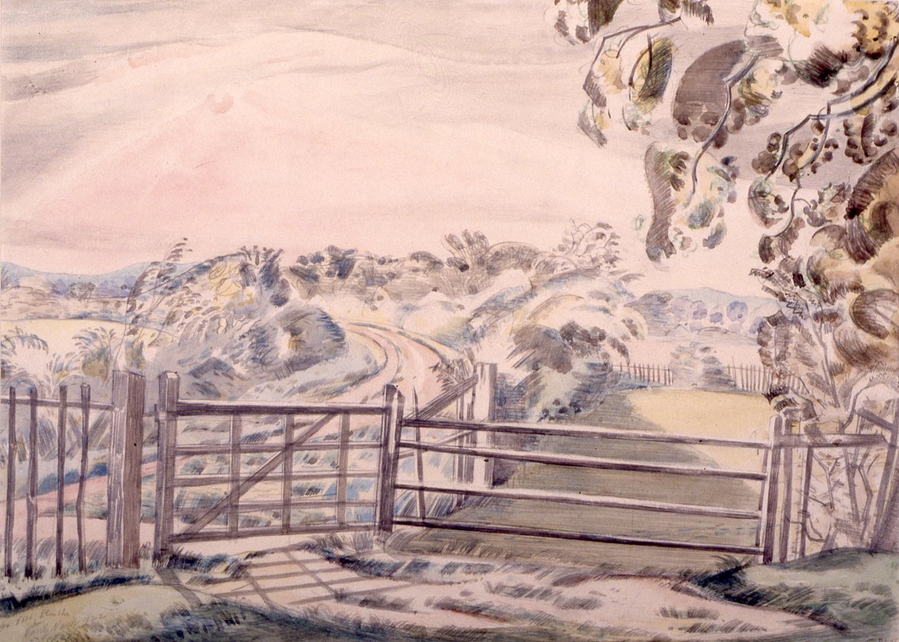 Desenho em Oxenbridge de Paul Nash