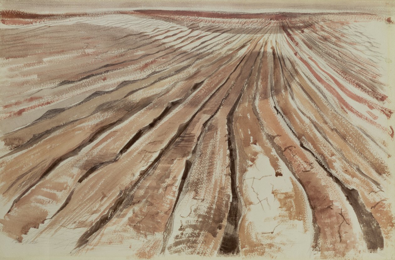 terra, céu de Paul Nash