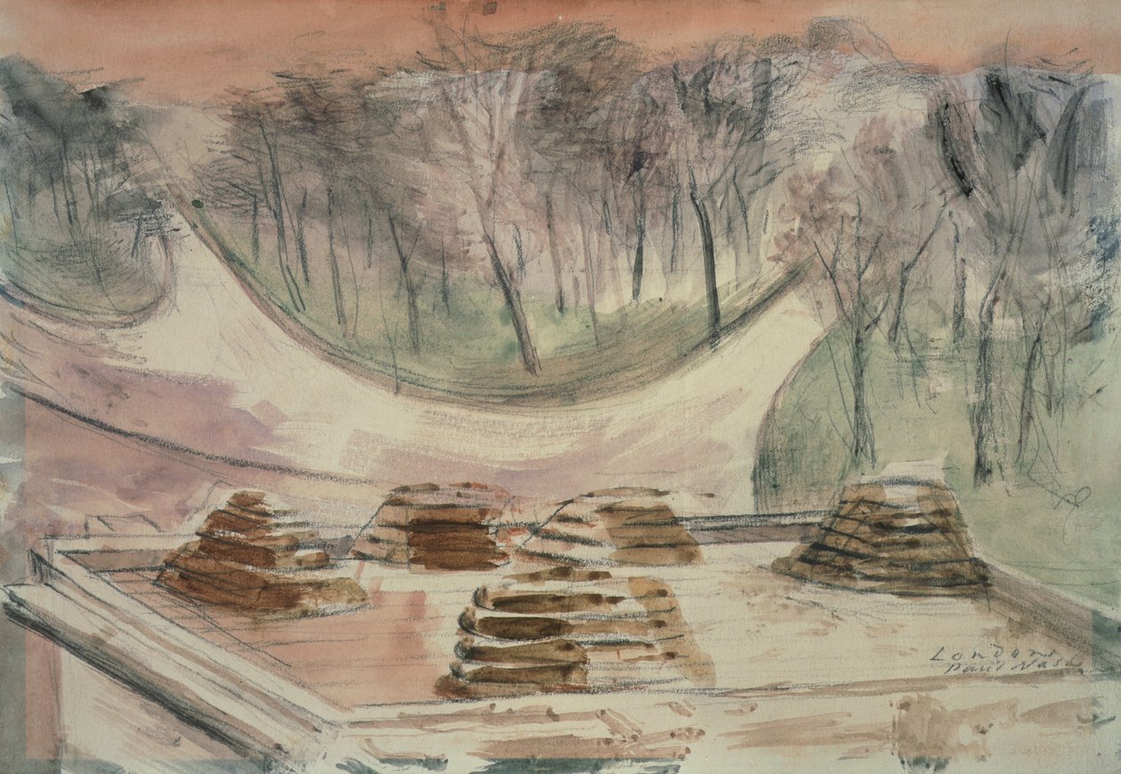 London Park, Defesa do Arco de Mármore de Paul Nash