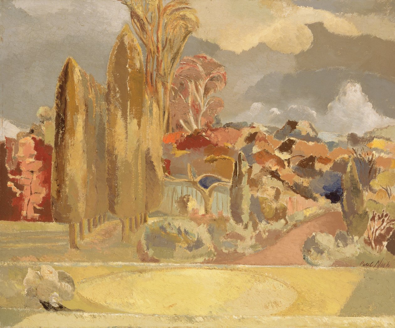 Paisagem de Michaelmas de Paul Nash