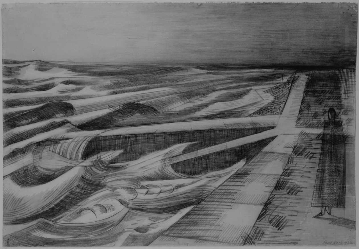 Maré Nocturna, Dymchurch de Paul Nash