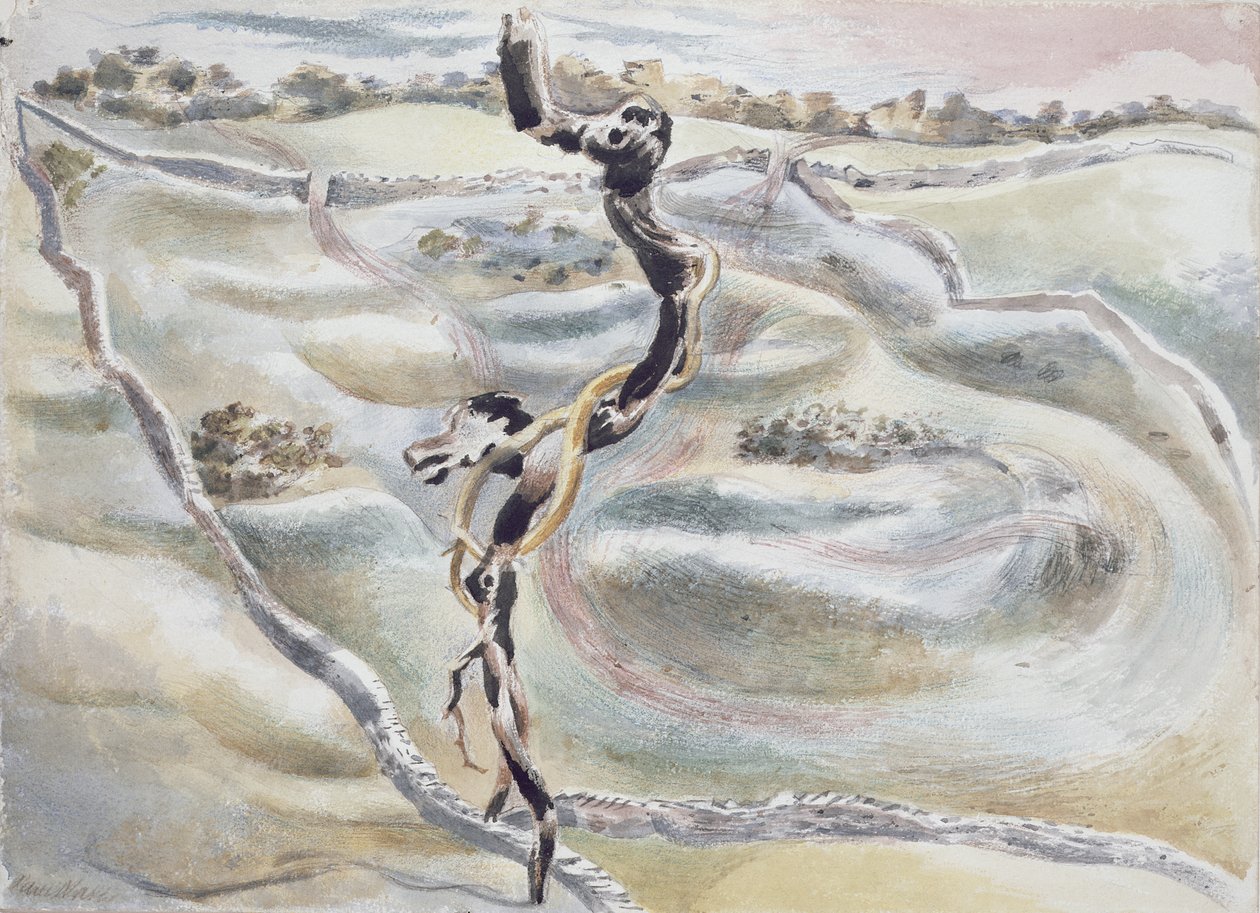Objeto no Scarbank de Paul Nash