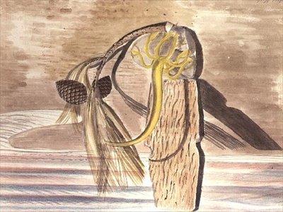 Objetos nas areias de Paul Nash