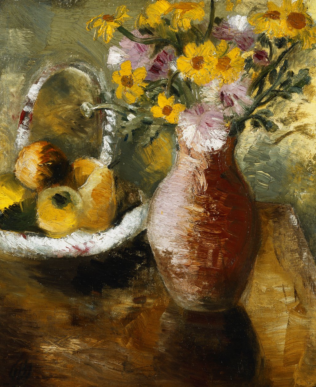 Flores de Verão num vaso de Paul Nash