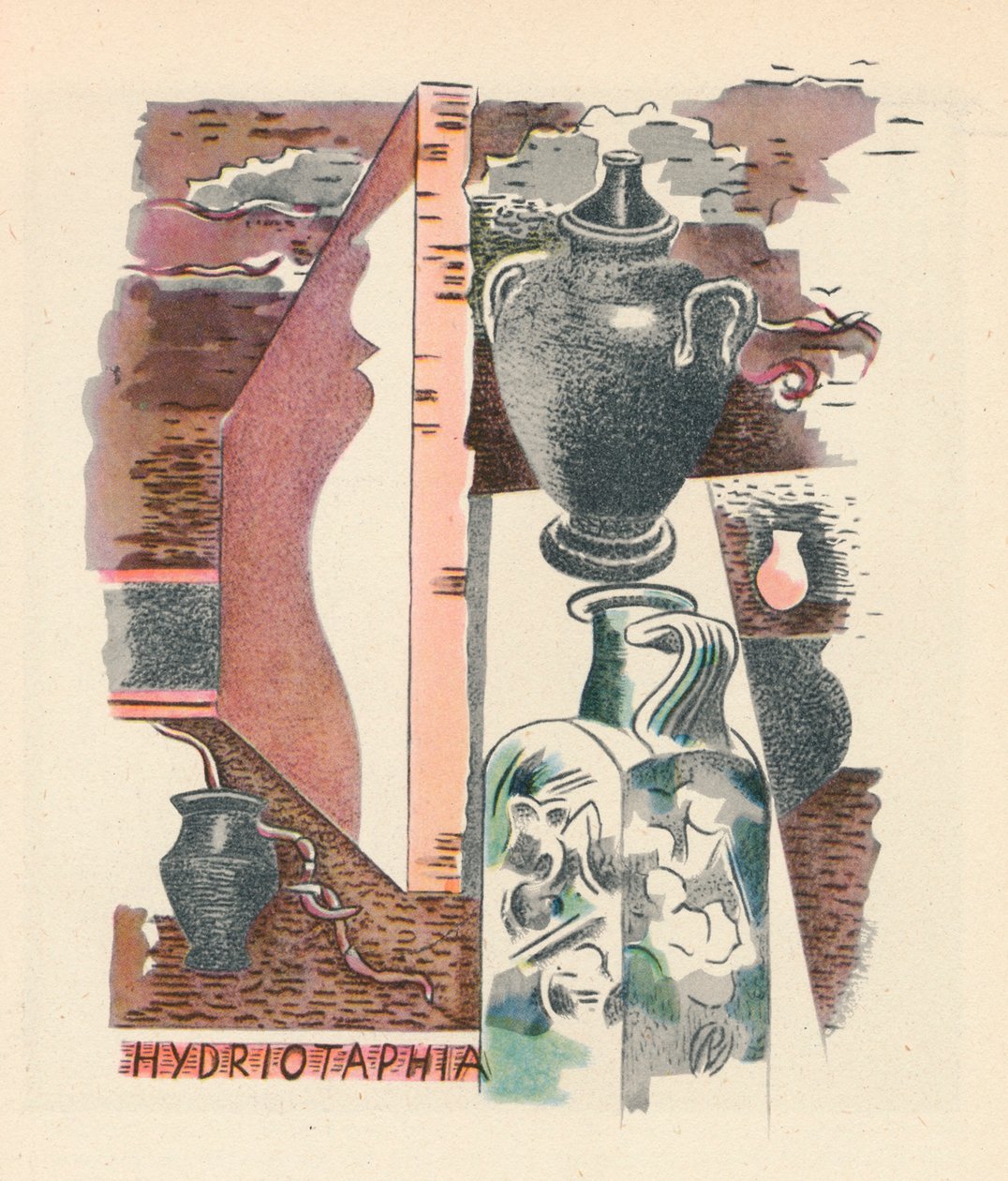 O pintor como ilustrador, 1932, 1946 de Paul Nash