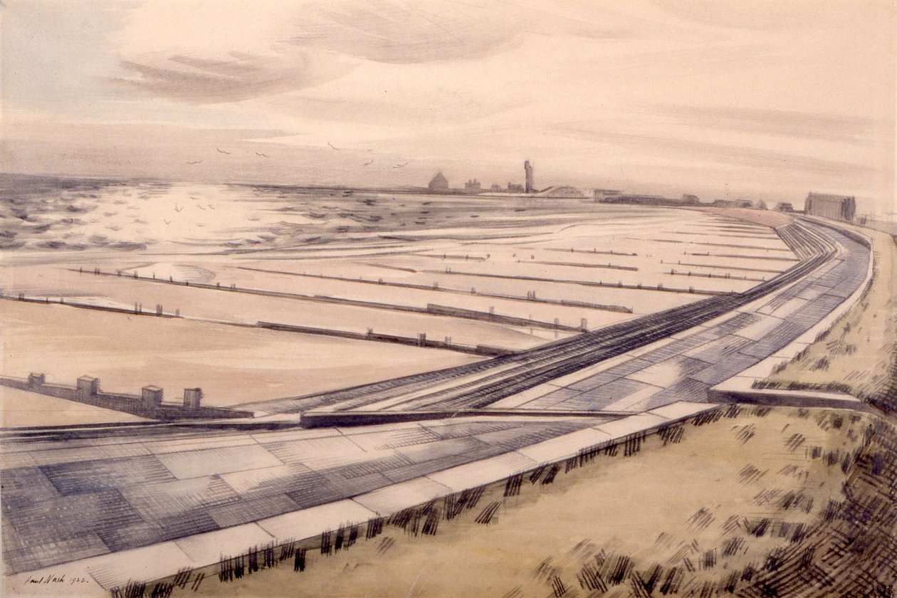 The Shore, Dymchurch, Kent de Paul Nash