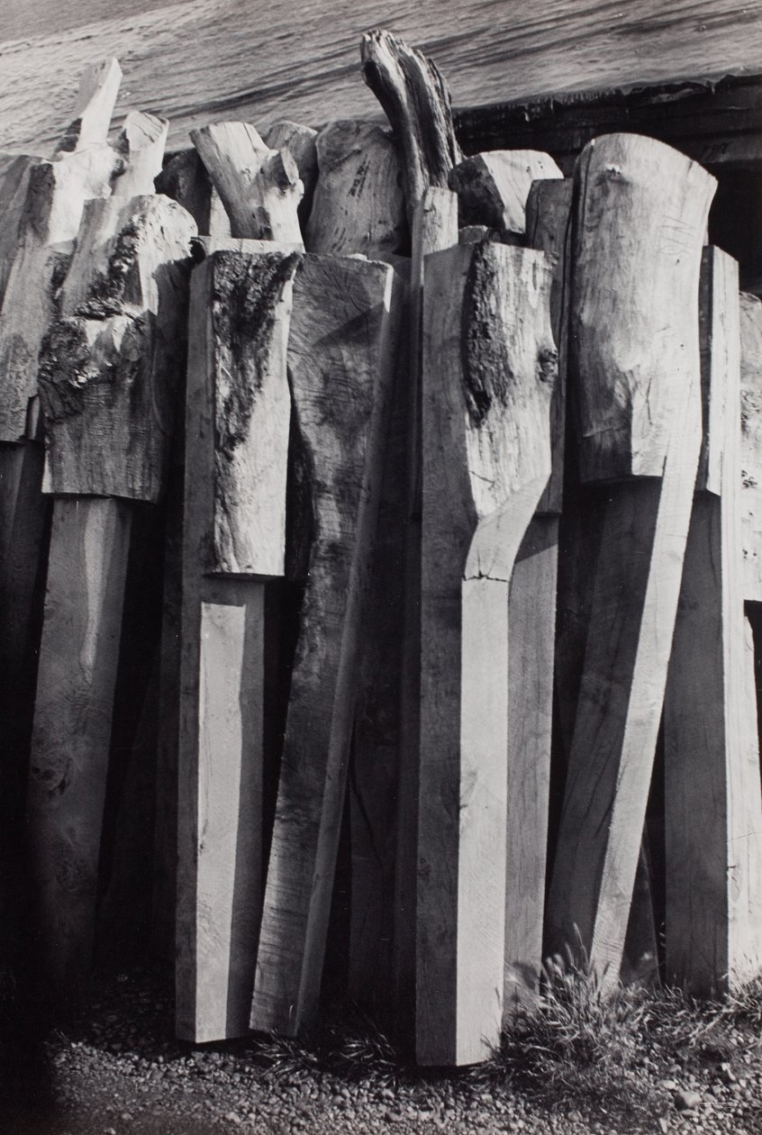 Totems", antigo estaleiro, porto de Rye de Paul Nash
