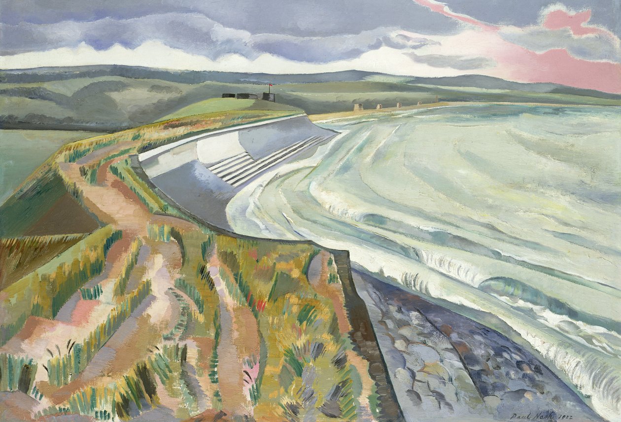 Muro contra o mar de Paul Nash