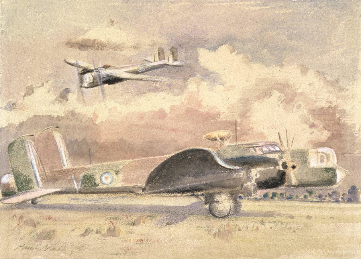 Whitley Bombardeiros Sunning de Paul Nash