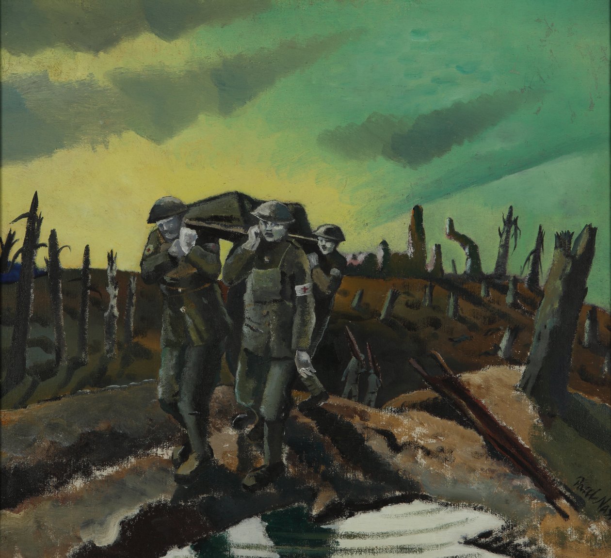 Ferido, Passchendaele de Paul Nash