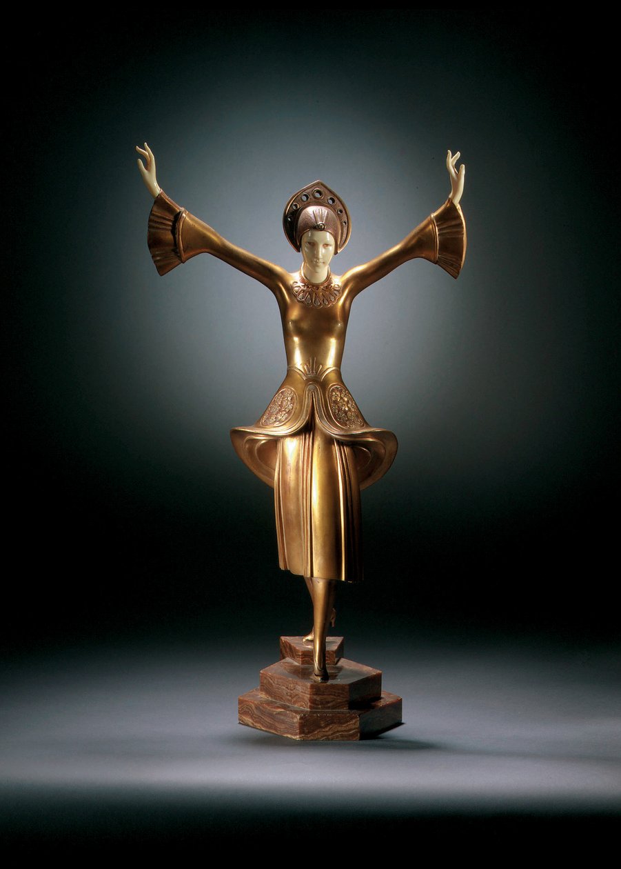 A estrela (bronze dourado e marfim) de Paul Philippe