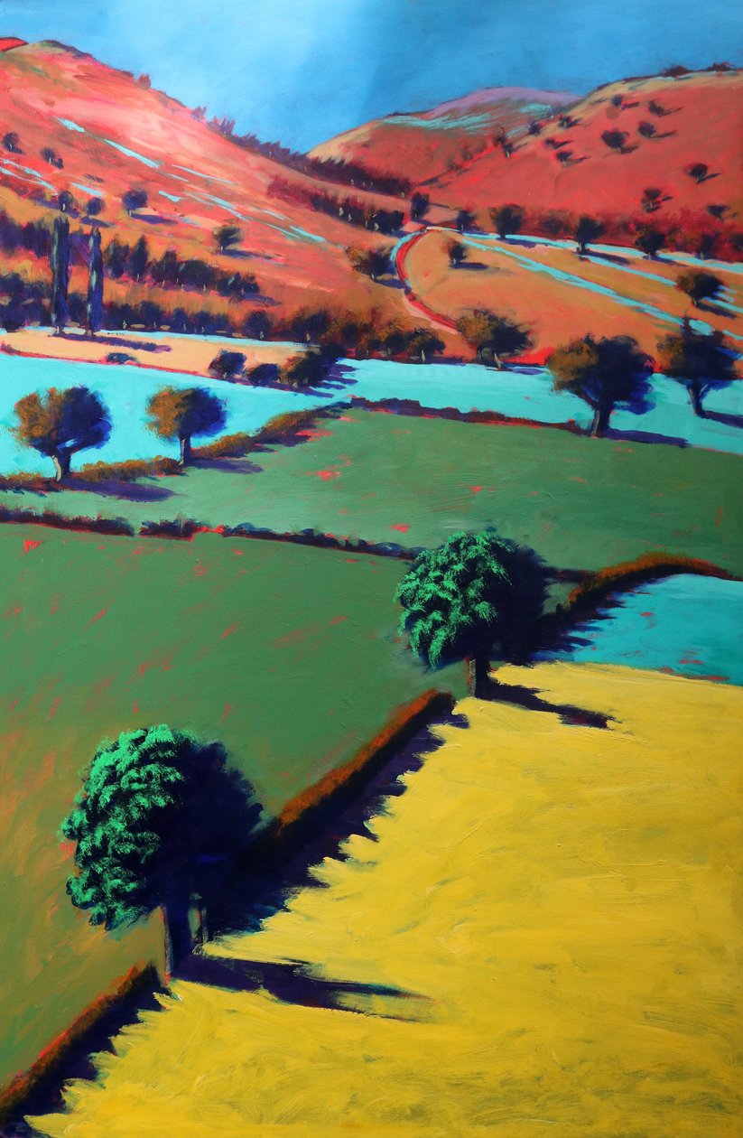 Avanço da primavera, 2022 (acrílico sobre cartão) de Paul Powis
