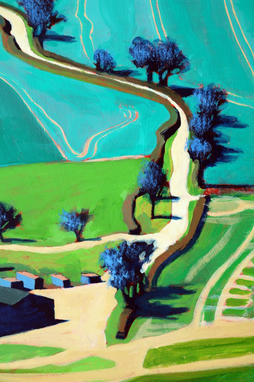 Verão da pista do país de Paul Powis