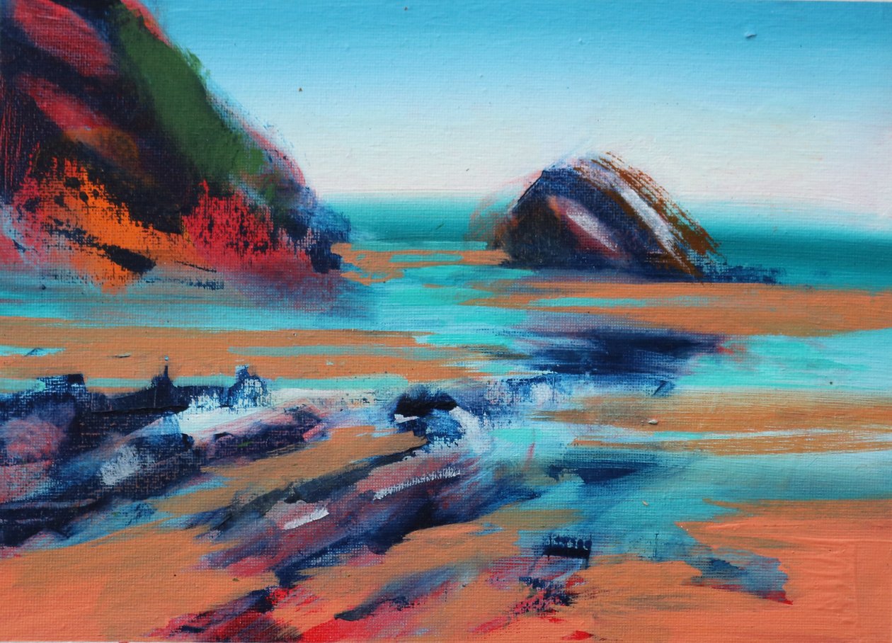 Little Haven II, 2021 (acrílico sobre tela) de Paul Powis