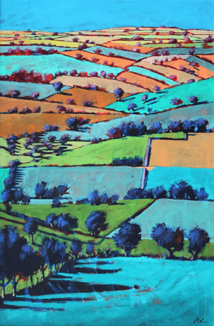 Rodge Hill (acrílico a bordo) de Paul Powis