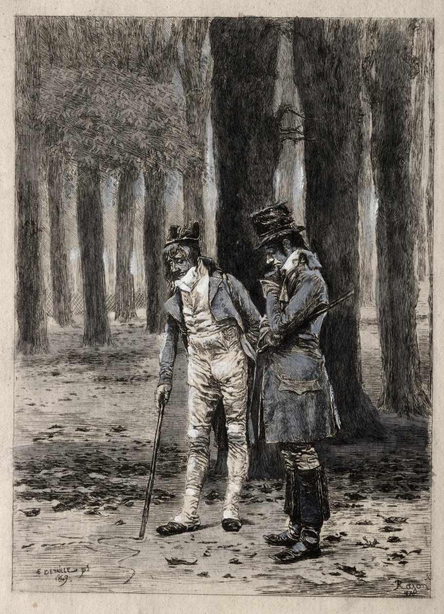 Estudo de duas figuras. de Paul Rajon